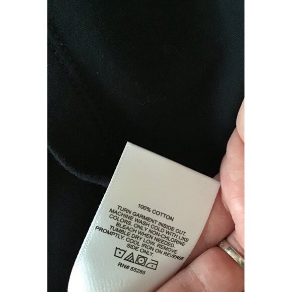 EXPRESS- MENS BLACK COTTON SHORT SLEEVE POLO SHIRT SIZE LARGE - Picture 7 of 7